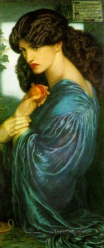  Rose Pintura - Hermandad Prerrafaelita Proserpina Dante Gabriel Rossetti
